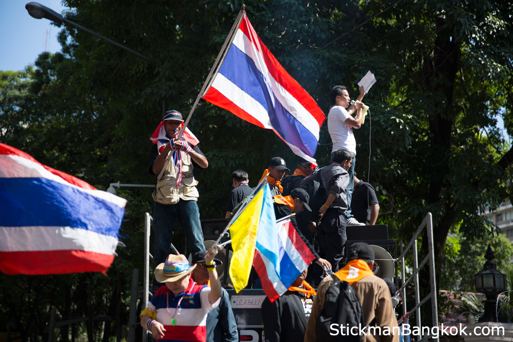 Bangkok protests Siam Square