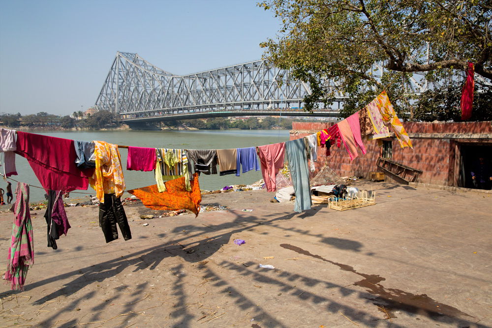 Calcutta, Howrah Bridge