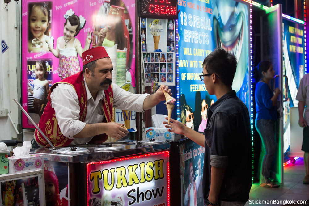Turkish ice-cream, Pattaya
