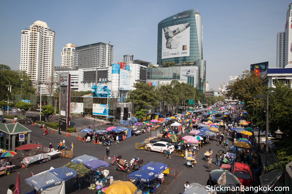Rachaprasong Bangkok protest