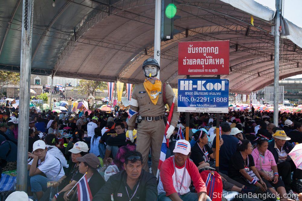Bangkok Victory Monument protest