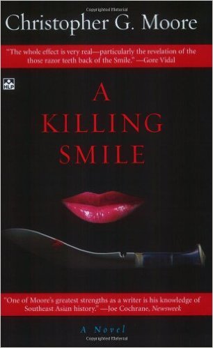 Book cover A Killing Smile by Christopher G. Moore