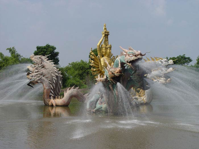 Samut Prakhan and the Ancient city, one of Bangkok's few must see attractions.