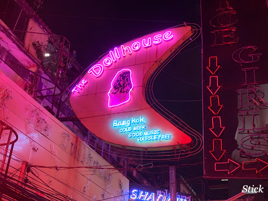 The iconic Dollhouse sign has been a fixture on Soi Cowboy for more than 15 years.