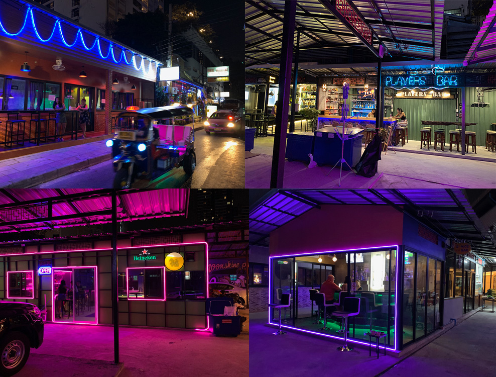 The new beer bar complex at Sukhumvit soi 7. Photos kindly supplied by a reader 