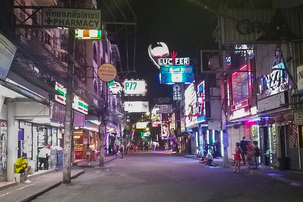 Walking Street, Pattaya, last weekend. Photo kindly supplied by a friend of a friend. 