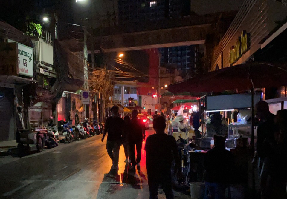 What constitutes a busy night on Soi Nana, October, 2020. 