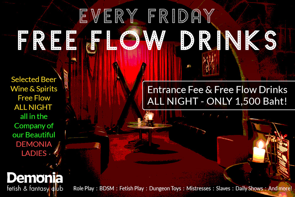 A great deal at Demonia, every Friday.