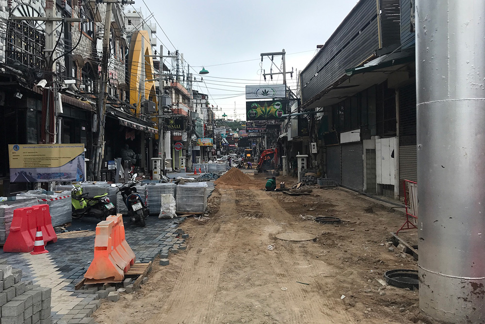 Walking Street this week, no wonder Pattaya has been described as a "wasteland " by some.