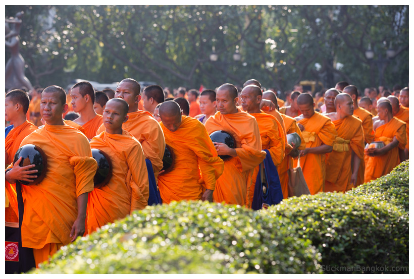 monks in Bangkok