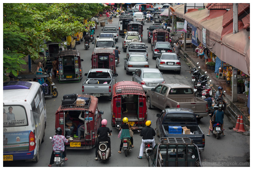 traffic jam Thailand